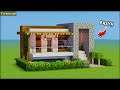 ⚡Minecraft:สอนสร้างบ้านโมเดิร์นชั้นเดียว สุดน่ารัก ง่ายๆ!!| Modern House Tutorial⚡