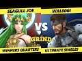 Smash Ultimate Tournament - Seagull Joe (Palutena) Vs. Wal00gi (Snake) The Grind 97 SSBU W. Quarters