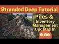 Stranded Deep Piles Tutorial & Inventory Management updates in 0.80