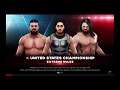 WWE 2K19 AJ Styles VS Bobby Roode,Mustafa Ali Triple Threat Extreme Elimination Match U.S. Title