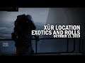 Xur Location, Exotics & Armor Rolls 10-11-19 / October 11, 2019 [Destiny 2]