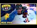 Crash Bandicoot 2 (PS4) - TTG #1 - Bear Down (Gold Relic Attempts)
