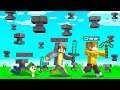 Minecraft MANHUNT But ANVILS Are FALLING From The Sky!