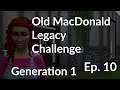 Rhea runs away! | Old MacDonald Legacy Challenge #10 | Sims 4 Gameplay