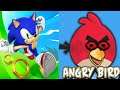Sonic Dash vs Angry Birds EXE