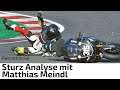 Stürze auf der Rennstrecke  - Analyse mit Matthias Meindl - 1000PS Live die Motorradtalkshow