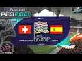 Switzerland Vs Spain UEFA Nations League MD3 eFootball PES 21 || PS3 Gameplay Full HD 60 Fps