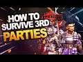 HOW TO DEAL WITH GETTING 3RD PARTIED IN APEX SEASON 9 #Shorts