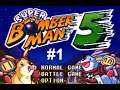 Let's Play Super Bomberman 5 #1 - Zone 1