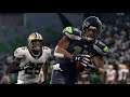 Madden 20 Gameplay Seattle Seahawks vs New Orleans Saints - CPU vs CPU (Madden NFL 20)