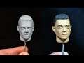 Making Rami Malek's Head In Polymer Clay - Likeness Sculpting