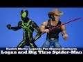 Marvel Legends Big Time Spider-Man and Logan Fan Channel Exclusives Hasbro Action Figure Review