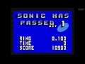 Sonic The Hedgehog 2 (Sonic Gems Collection: Game Gear) de Gamecube con el emulador Dolphin en PC