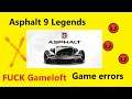 Asphalt 9: Legends Game errors