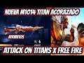 Atributos Escopeta M1014 Attack On Titans de Free Fire