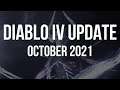 DIABLO 4 UPDATE - October 2021 - Audio!!