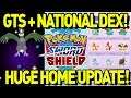 HUGE POKEMON HOME UPDATE! GTS IS BACK! Pokemon Sword and Shield and Pokemon Home Details!