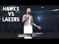 Los Angeles Lakers vs Atlanta Hawks-Nba 2k21 My Career-With Commentary-