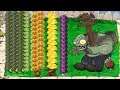 Plants vs Zombies Minigames Zombotany 2 - 9999 Puff-shroom vs 9999 Gatling Pea vs Gargantuar