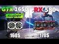 GTX 1650 SUPER vs RX 580 Test in 9 Games