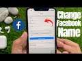 How To Change Display Name Or Name On Facebook 2021