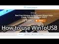 How to use Hasleo WinToUSB