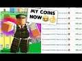 I Spent My ROBUX To Gift Free Coins and He Become Powerful.. | Power Simulator (ROBLOX)