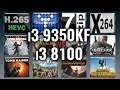 Intel i3 9350KF vs i3 8100 Benchmarks | Test Review | Comparison | Gaming | 13 Tests