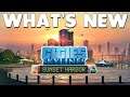 NEW Everything New in Cities: Skylines Sunset Harbor | Building A Beautiful City