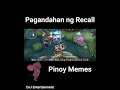 Pagandahan ng Recall | Pinoy Memes Trending Tiktok MLBB #shorts @CnJEntertainment