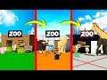 ¡PASAMOS DE ZOO NOOB A ZOO PRO! 🐯😂 ¡LOS COMPAS CUIDAN A LOS ANIMALES MÁS LINDOS DE MINECRAFT!