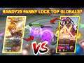TOP GLOBAL YVE VS TOP GLOBAL FANNY RANDY25 | Mobile Legends