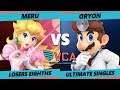 VCA19 - Meru (Peach) Vs. LSE | Oryon (Wolf, Dr. Mario, ROB) Smash Ultimate Tournament Losers Eighths
