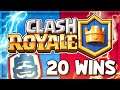 20 WINS CHALLENGE - Clash Royale Live