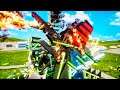 A Giant Dragon Monster is Destroying Lego City! (Brick Rigs Gameplay)