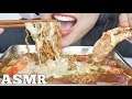 ASMR *NEW SPICY NOODLES RICE CAKES + CHEESY KING CRAB (EATING SOUNDS) NO TALKING | SAS-ASMR