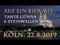Auf ein Bier mit Tante Günna & Steinwallen: Zuschauertreffen in Köln am Rande der Gamescom