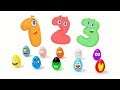 Baby Learn Numbers and Colors with Surprise Eggs - 3D Animation Cartoon for Children Video for Kids