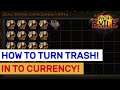 How To Clean Up Stash & Fast Way To Turn Trash* Into $$$! | POE Delirium 3.10