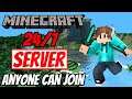 Java And Pe Can Join | Minecraft Live With Subscribers 24/7 Server | Minecraft Hindi Smp Live