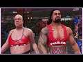 Nikki Bella & Brie Bella vs Paul Heyman & Roman Reigns / WWE PC Mods Gimmick Swap / Stream Highlight