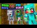 Noob BOYS VS Pro GIRLS Hide `N Seek Challenge! - Funny Minecraft Animation