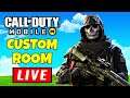 CALL OF DUTY MOBILE LIVE STREAM | COD MOBILE CUSTOM ROOM BATTLE ROYALE GAMEPLAY
