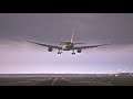 Crosswind Landing FRA [Storm Sabine] Qatar Airways A350-900 [X-Plane 11]
