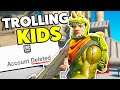 Fortnite Trolling Noobs And ANGRY Kids I Get REPORTED And BANNED!?
