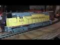 ho diesel engine loco - runs on track - union pacfiic gp 38-2 modern recent make