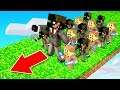 I Built a ROBOT ARMY in MINECRAFT Skyblock