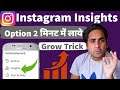 Instagram Par Insights Kya Hota Hai | Instagram Par Insights Ka Option Kaise Laye