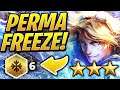 PERMA FREEZE Build w/ 6 Glacial & 3 Star Ezreal?! | Teamfight Tactics Set 2 | TFT | LoL Auto Chess