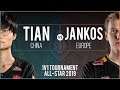 Tian Akali vs Jankos Darius - All-Star Las Vegas 2019 1v1 Round of 16 - Tian vs Jankos